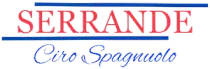Logo di Serrande Ciro Spagnuolo con scritte rosse e blu su sfondo bianco.