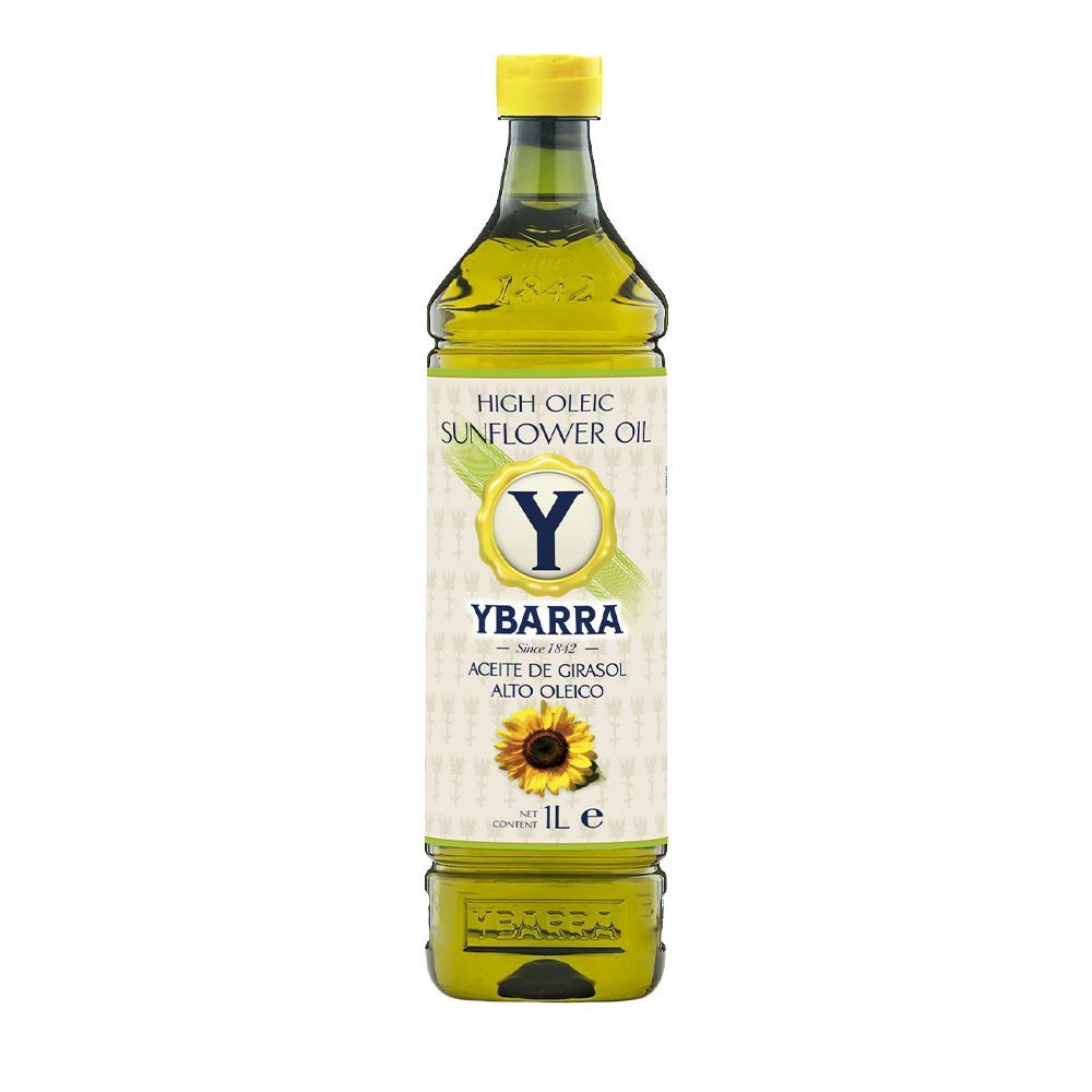【西班牙YBARRA】小清新高油酸葵花籽油 1000ml 原裝進口 煎煮炒炸 高發煙點