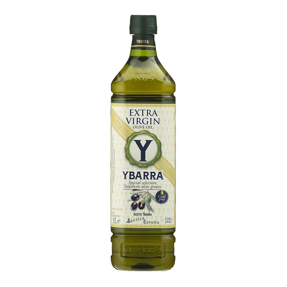 【西班牙YBARRA】100%特級冷壓初榨橄欖油 1000ml 食品級塑膠瓶 原裝進口