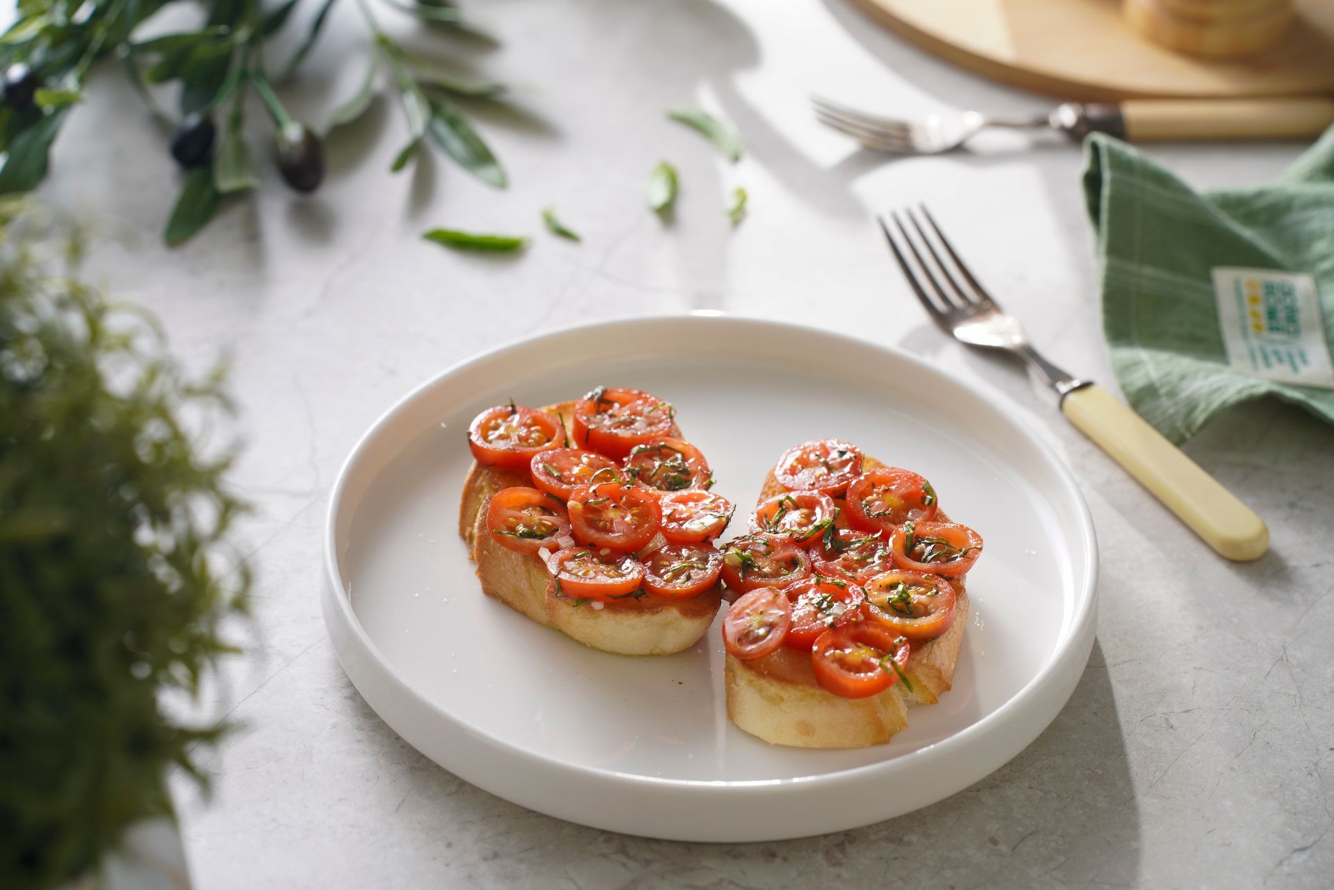 Pan con Tomate