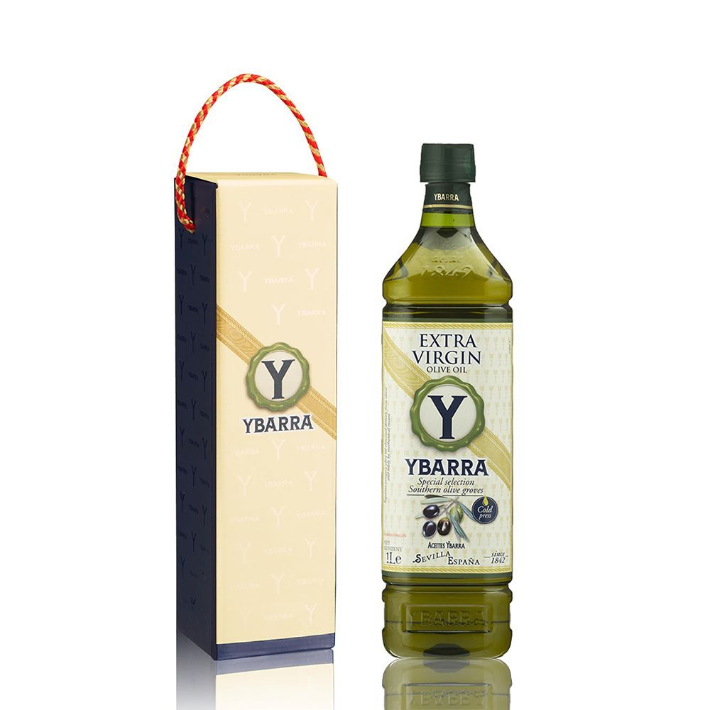 【單入禮盒組】西班牙YBARRA 橄欖油 1000ml 塑膠瓶裝 原裝進口 送禮 伴手禮