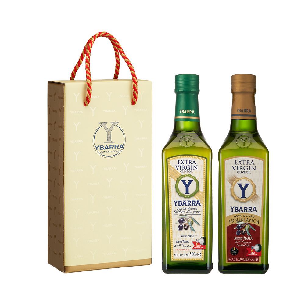 【2入禮盒組】生飲旗艦款 0.2%酸價 單一品種特級冷壓初榨橄欖油 + 生飲入門款 0.26%酸價 特級冷壓初榨橄欖油 500ml 送禮 伴手禮