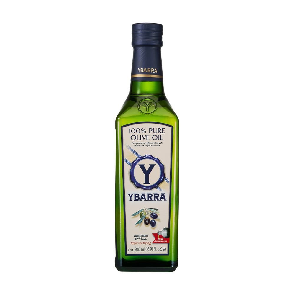 【西班牙YBARRA】純橄欖油 500ml 玻璃瓶 原裝進口