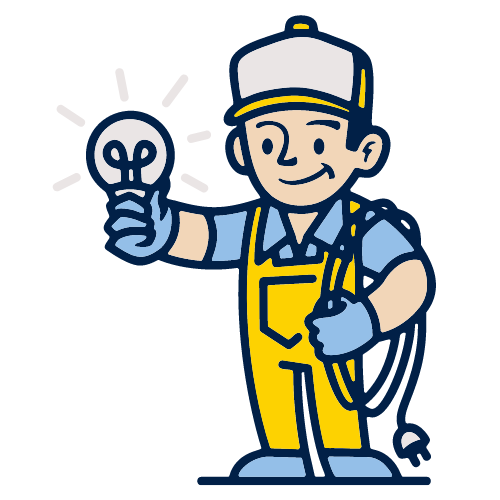 Electrician services graphic Electrician services graphic