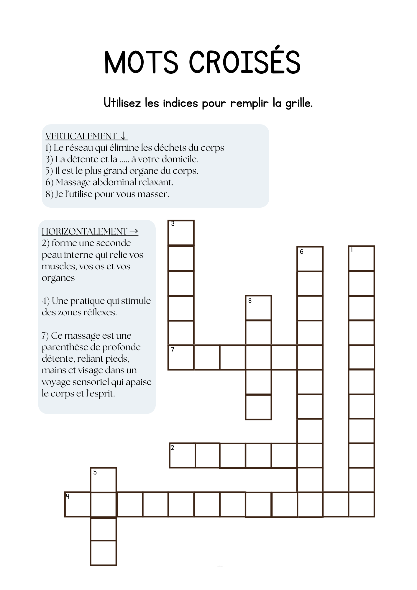 Mots croisés