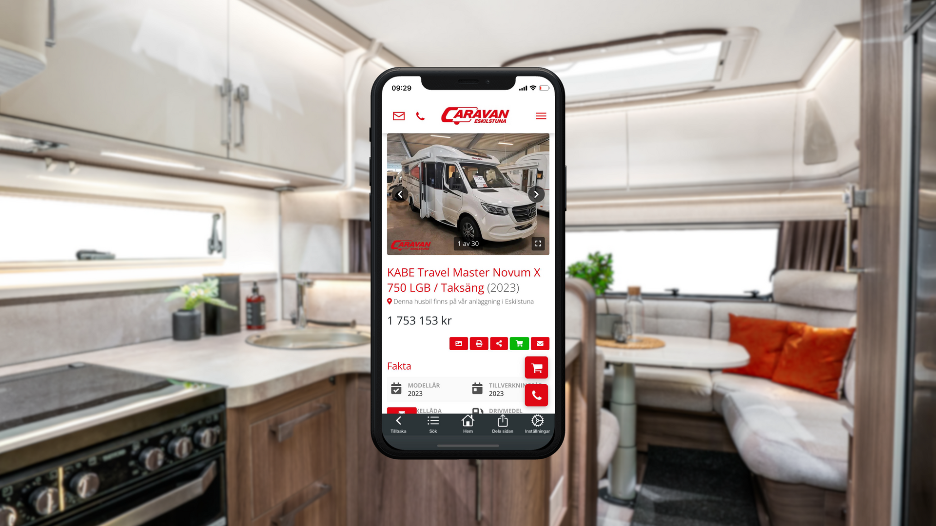 Caravan-eskilstuna-app-iphone-levererad-från-klicket