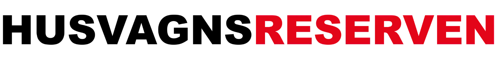HUSVAGNS RESERVEN text logo. The word 