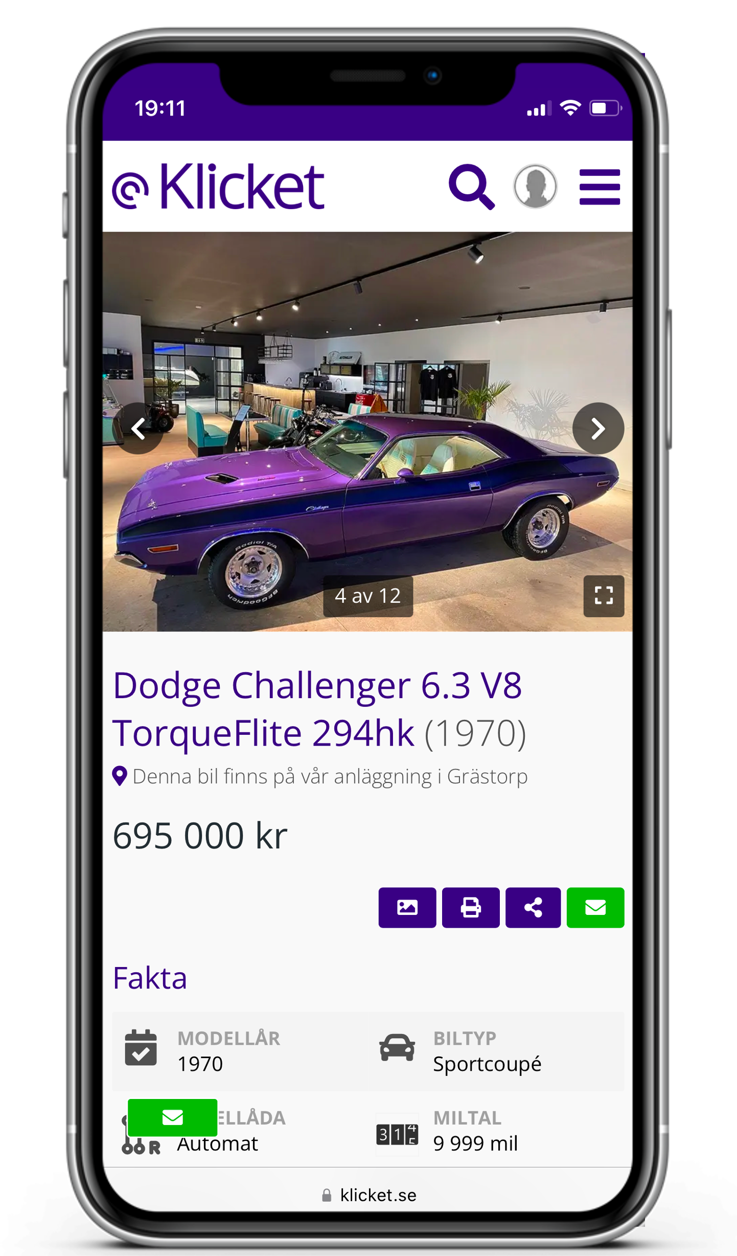 klicket.se_marknadsplats_fordon_mobil