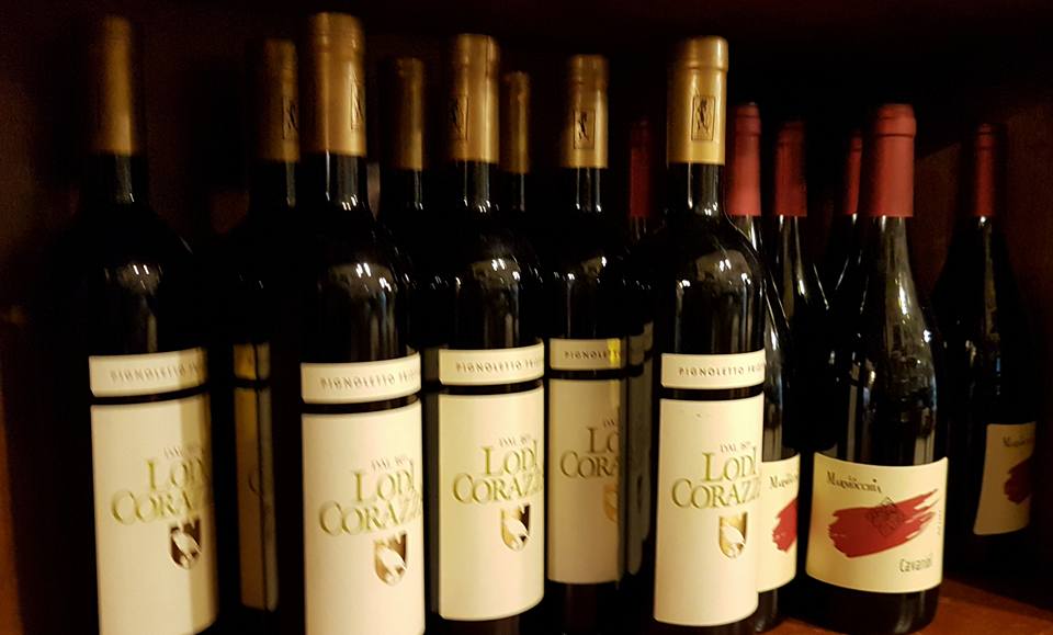 bottles of red wine