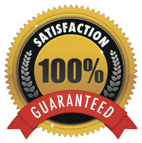 100% Satisfaction Guaranteed Badge