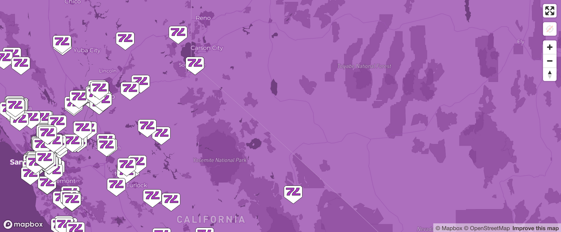 Seven Leaves Map Cannabis