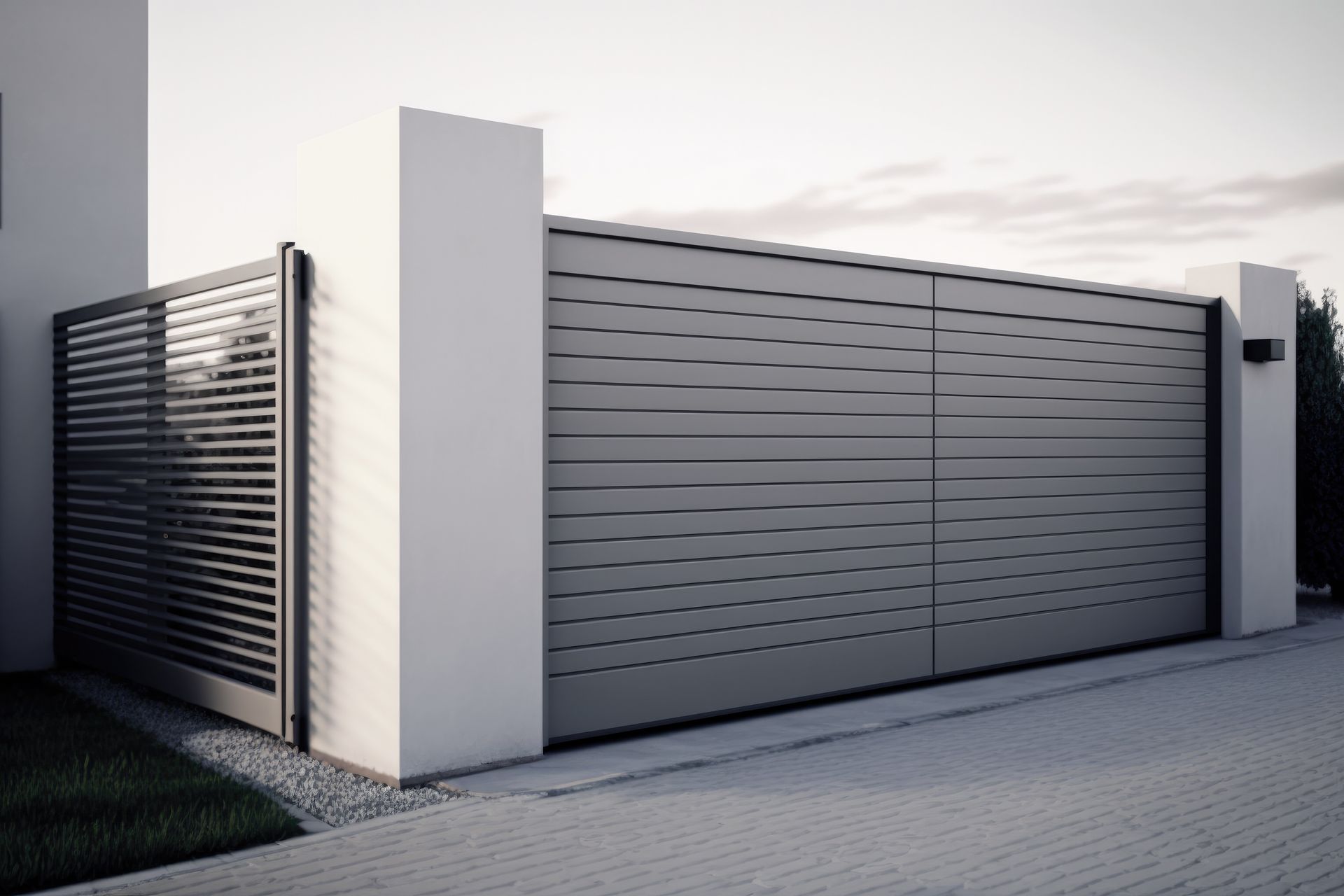 commercial vinyl gates illinois fence installation