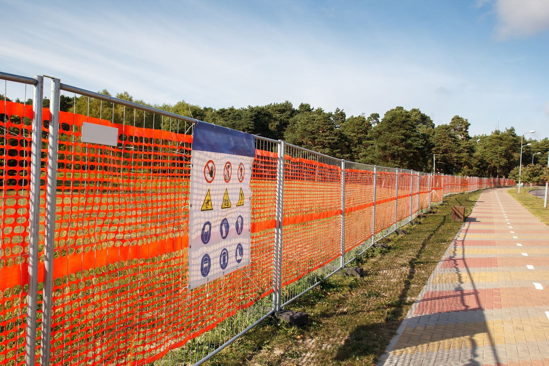 Commercial Fence Rental Illinois