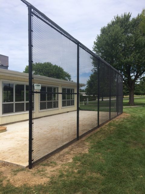 Athletic Fencing Basketball Court Fence Baseball Field Fence Installation Illinois