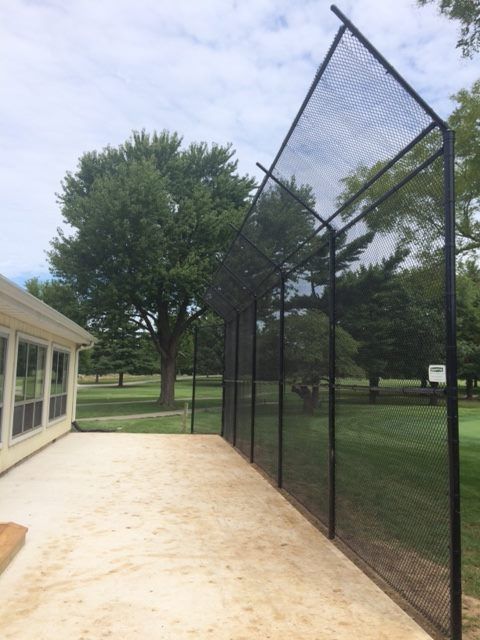 Athletic Fencing Basketball Court Fence Baseball Field Fence Installation Illinois
