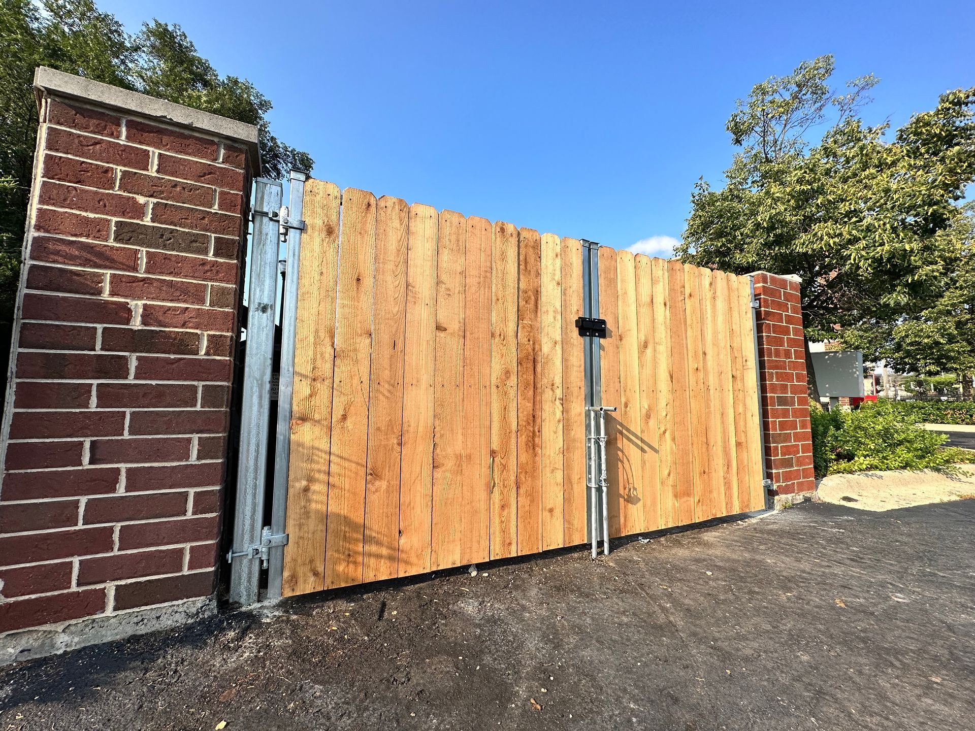 commercial dumpster enclosure installation illinois