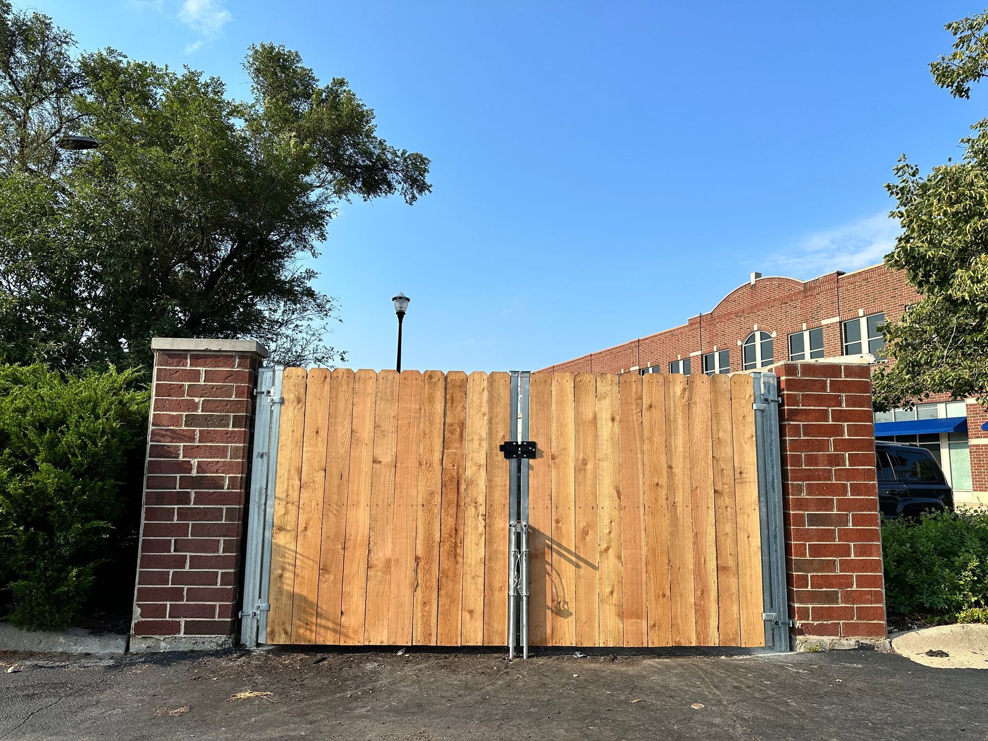 commercial dumpster enclosure installation illinois