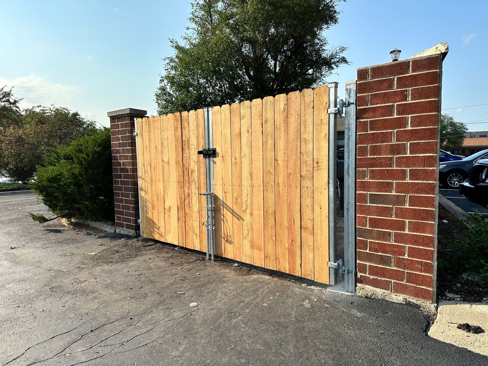 commercial dumpster enclosure installation illinois