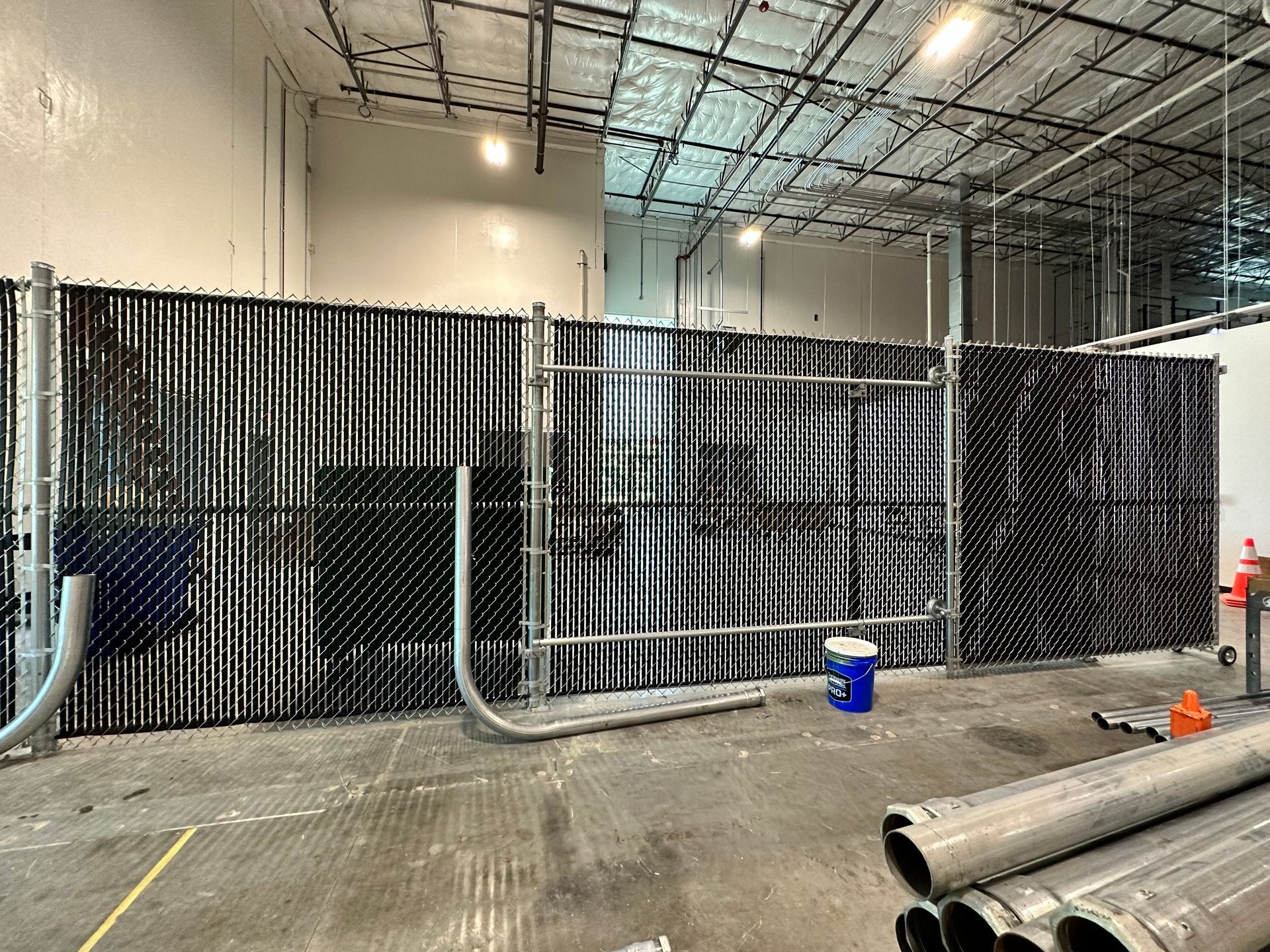 industrial warehouse fencing Illinois