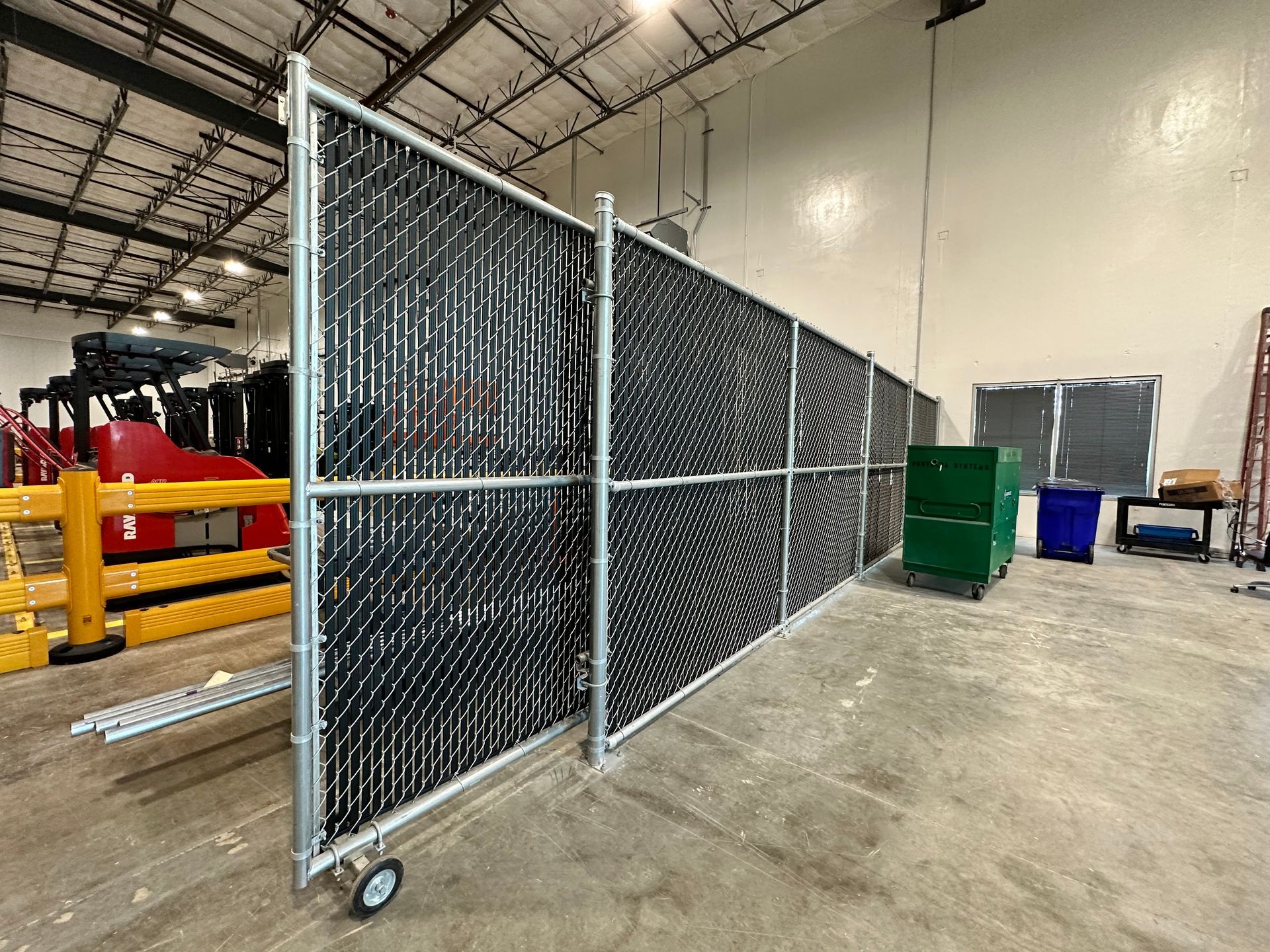 industrial warehouse fencing Illinois