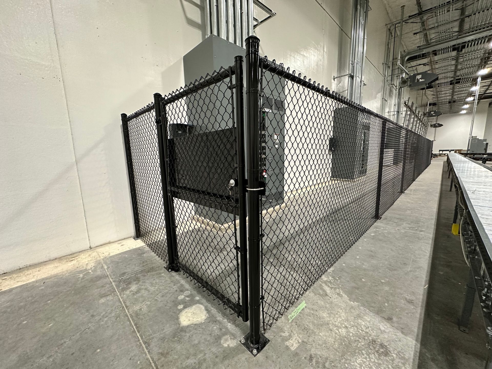 industrial warehouse fencing Illinois