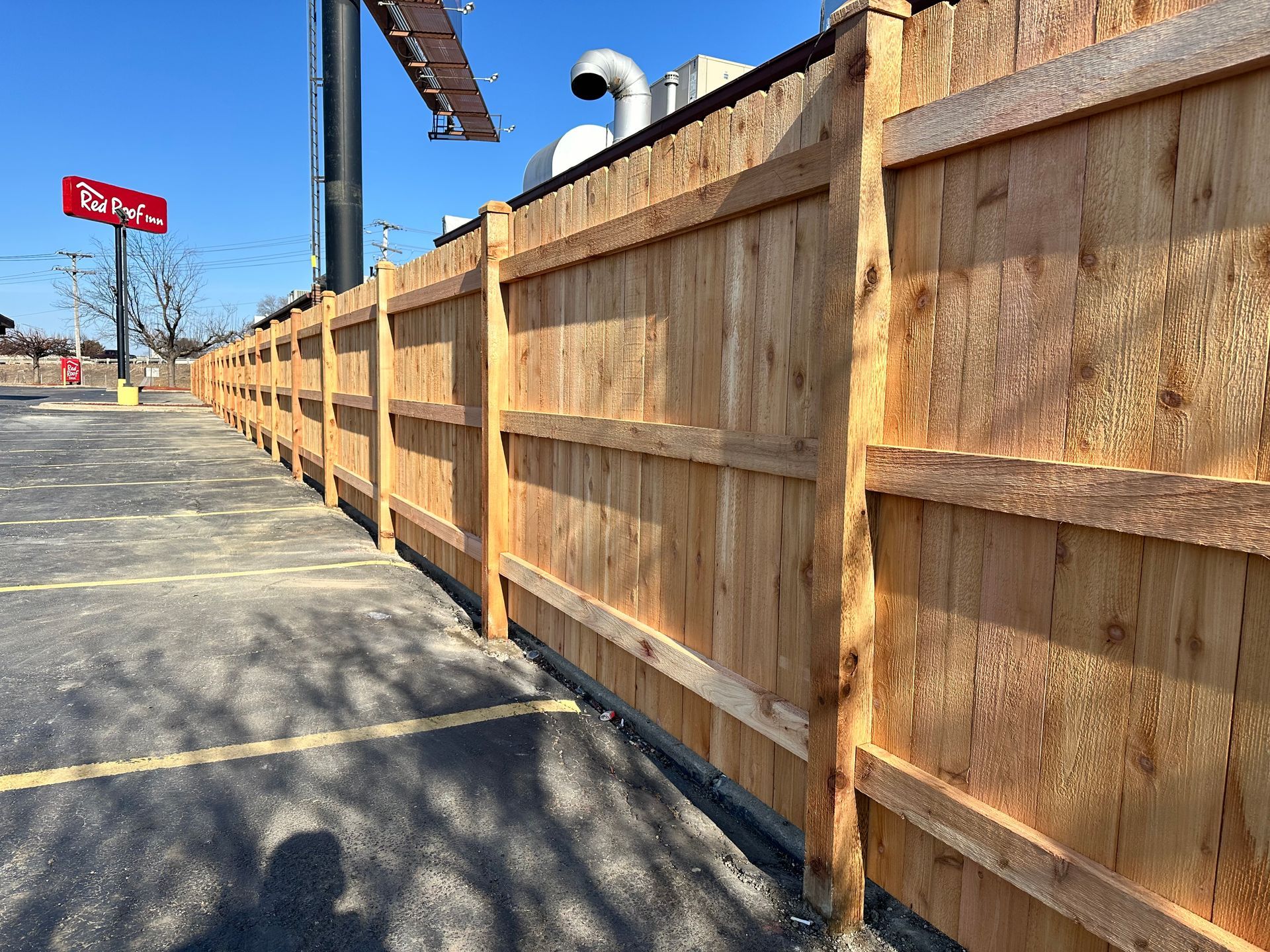 commercial privacy fence installation Illinois