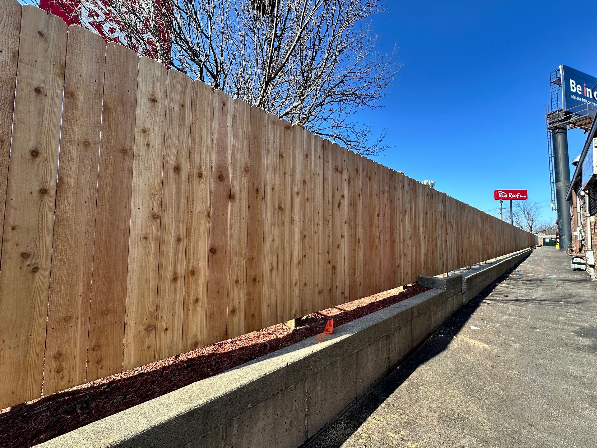 commercial privacy fence installation Illinois