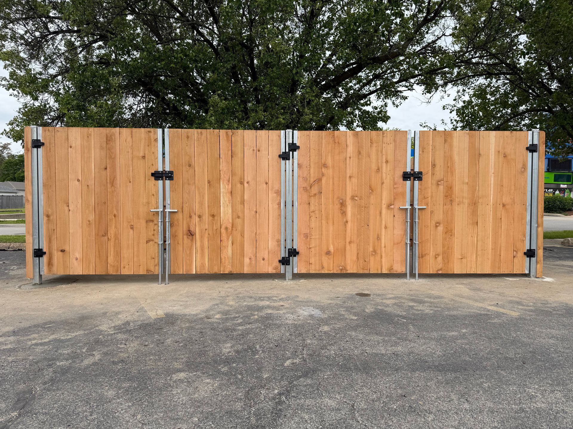 dumpster enclosure installation Illinois