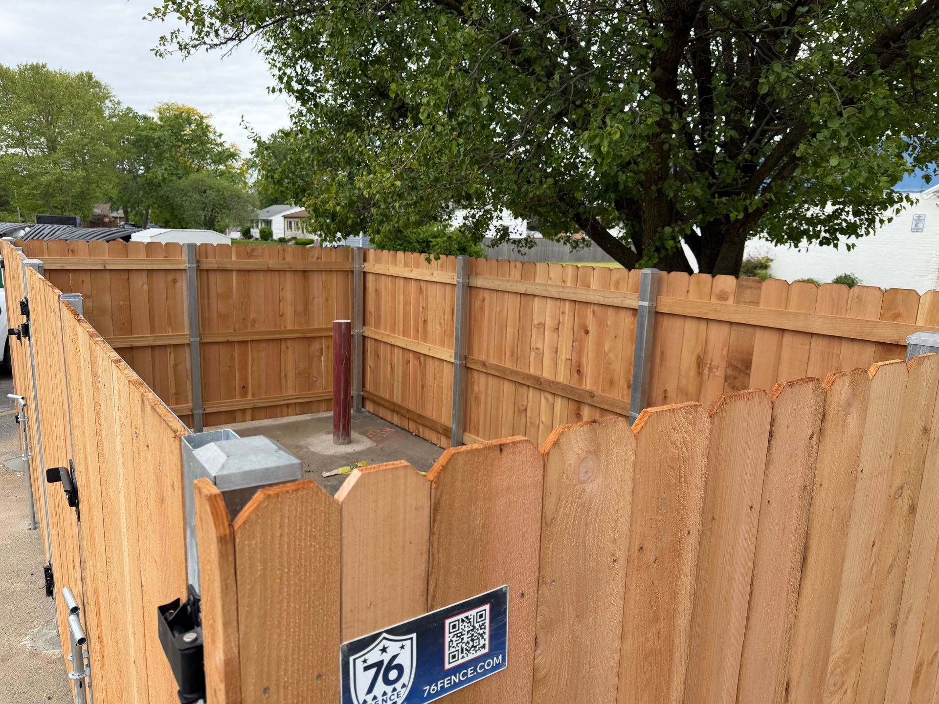 dumpster enclosure installation Illinois