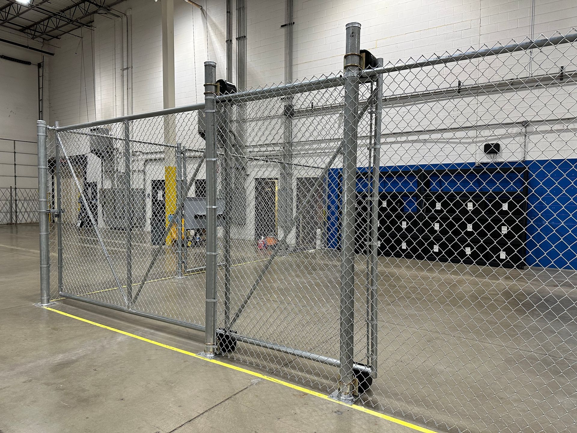 sliding cantilever gate installation