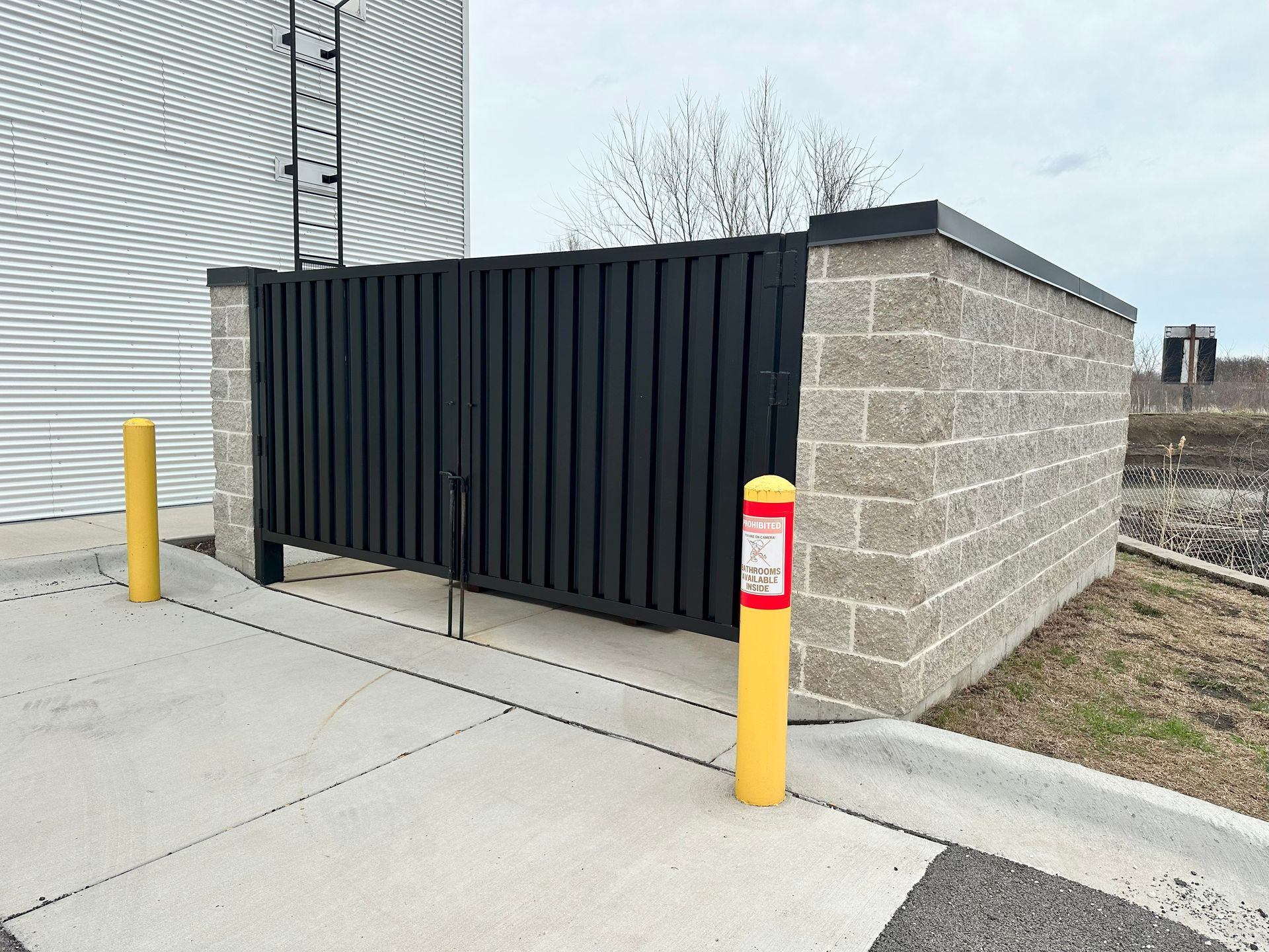 DUMPSTER ENCLOSURE INSTALLATION ILLINOIS