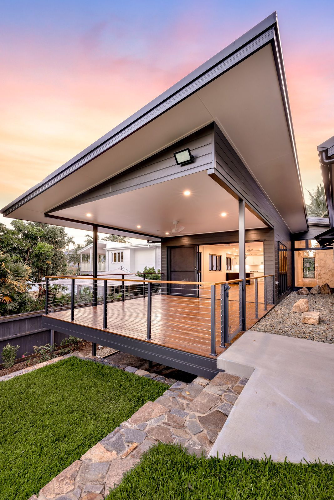 Modern House Exterior — Cairns & Cape Electrical In Woree, QLD