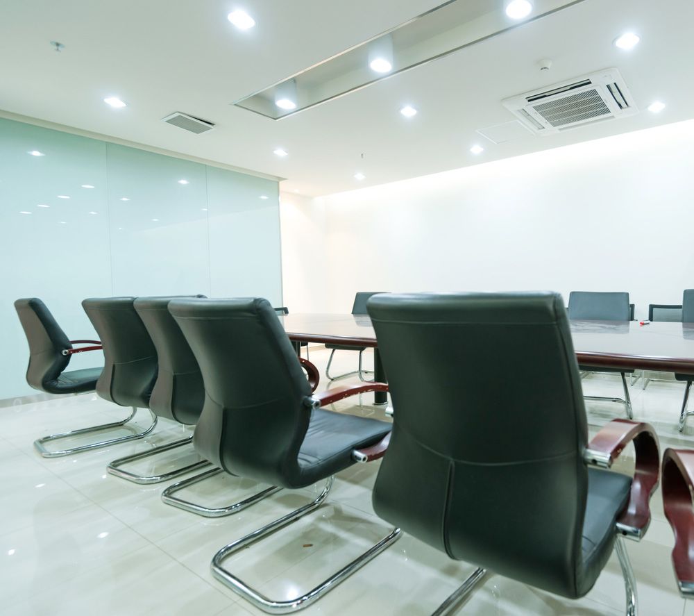Conference Room Tables And Chairs With Air Condition — Cairns & Cape Electrical In Woree, QLD