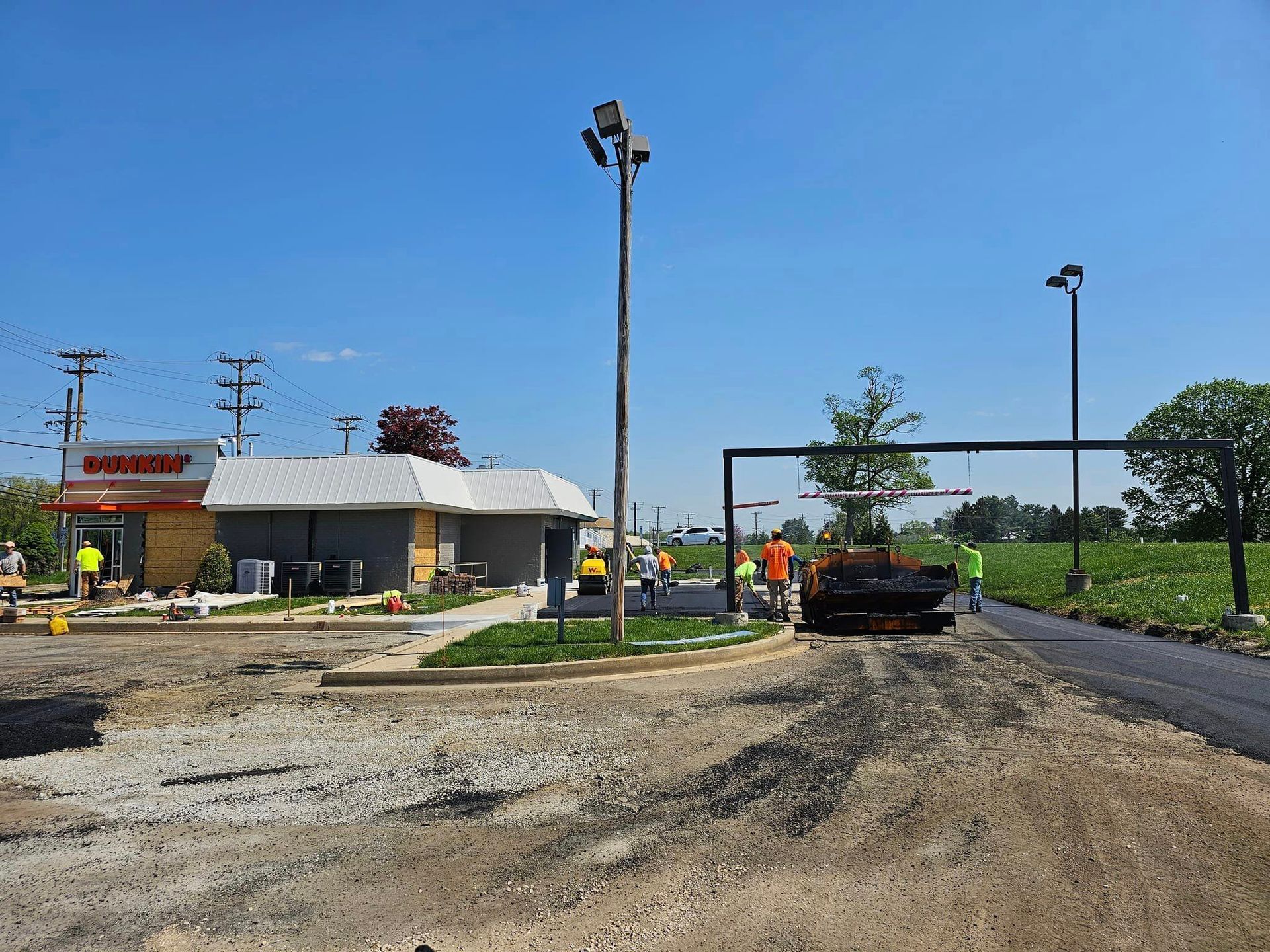 Commercial Asphalt Paving Before — New Castle, DE — Lopez General Contractors LLC