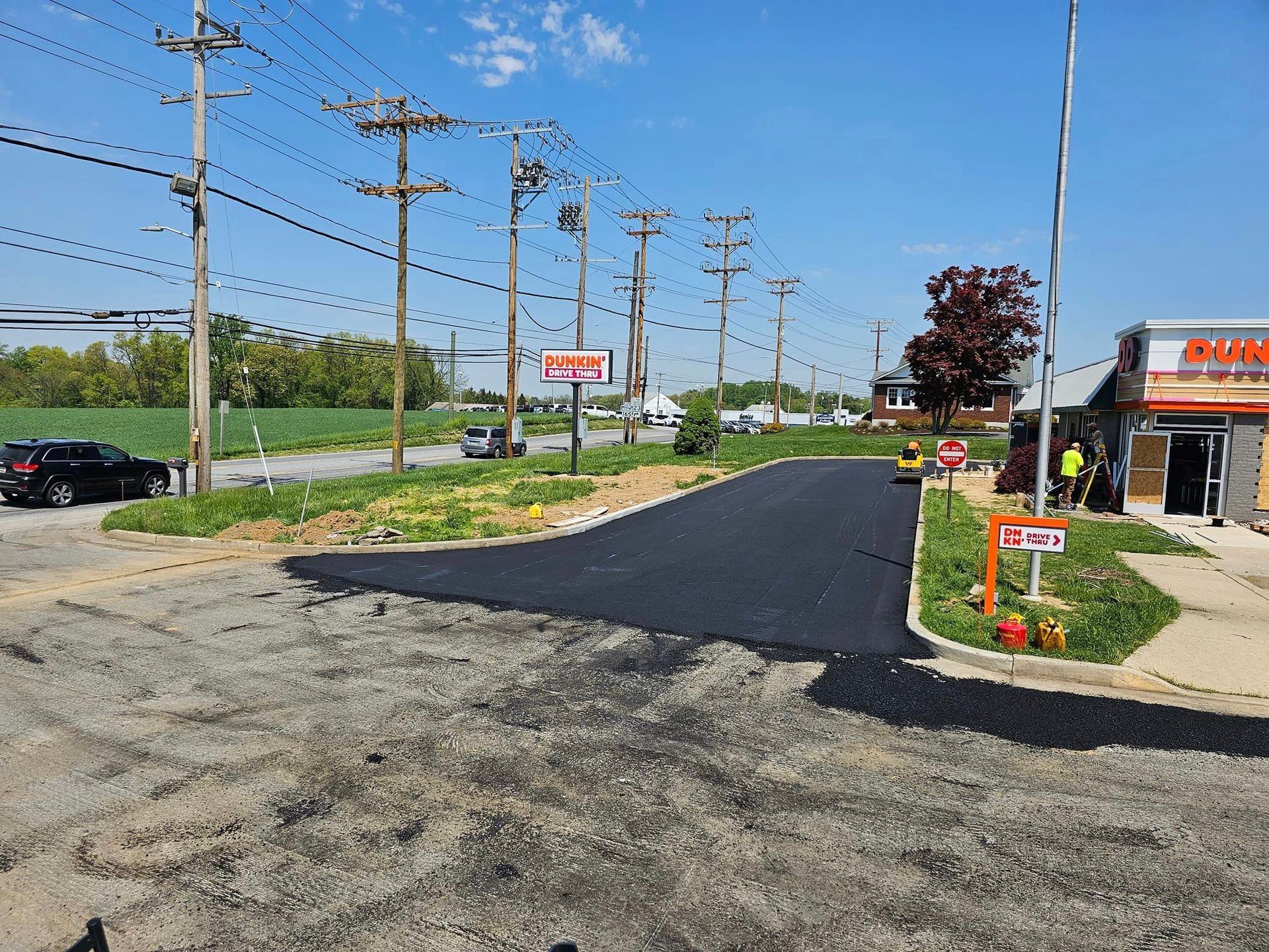 Dunkin Driveway After — New Castle, DE — Lopez General Contractors LLC