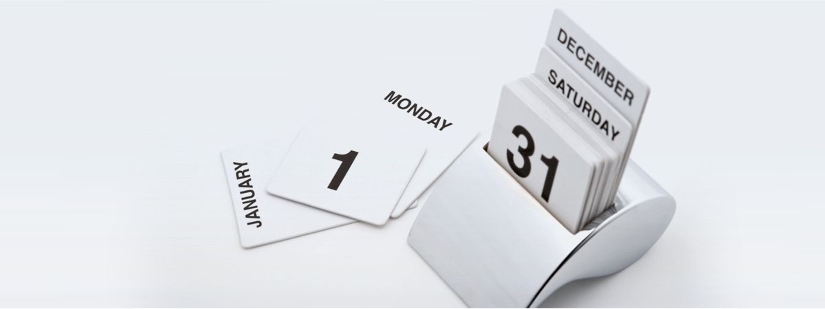 Calendar used by a couple planning permanent contraception