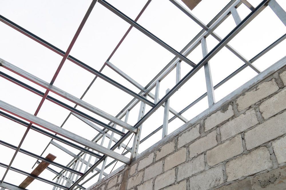 Looking up At the Ceiling of A Building Under Construction — FBM Fabrication In Wollongong, NSW