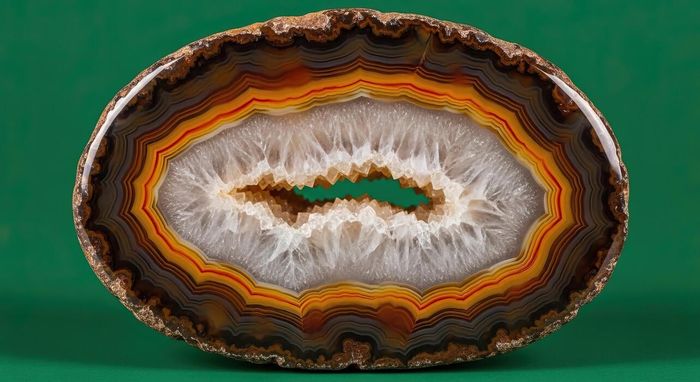 Gestileerde zwarte boom met kale takken en wortels op een beige achtergrond.