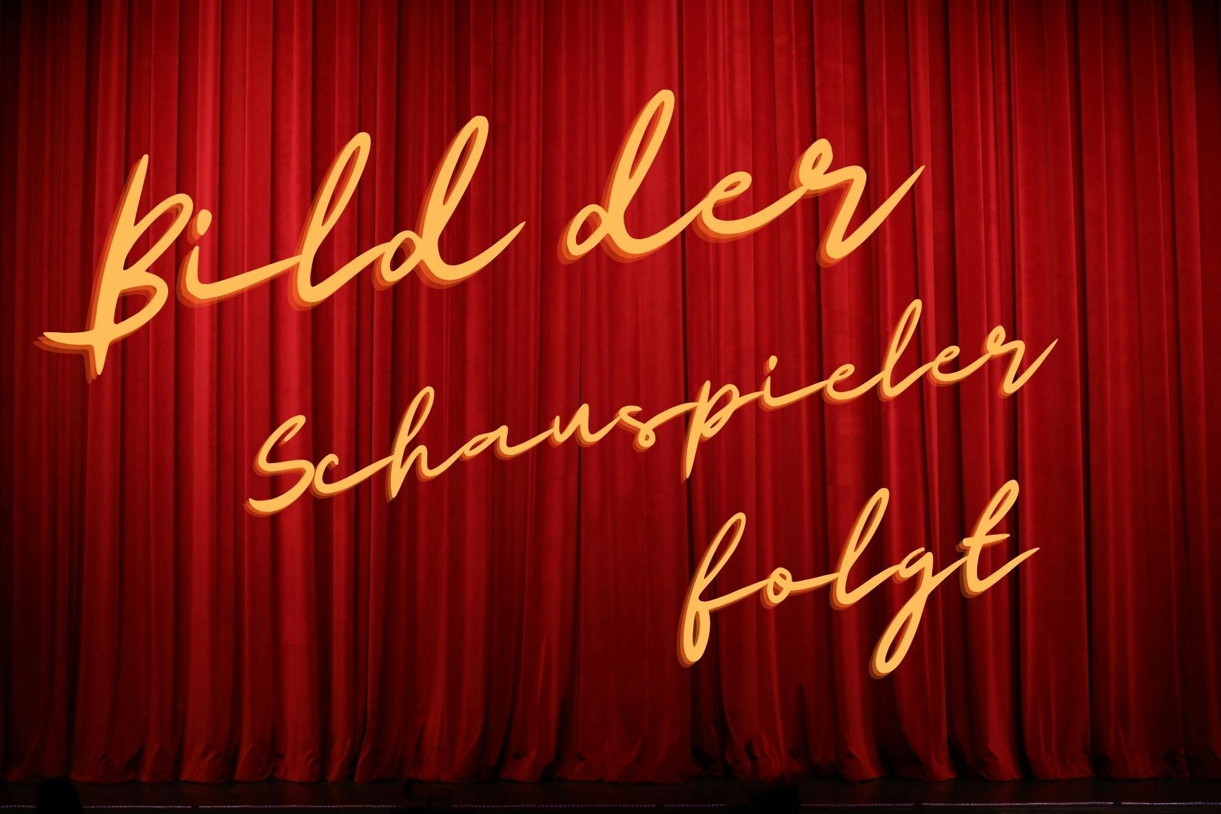 Die Schauspieler des Stücks 