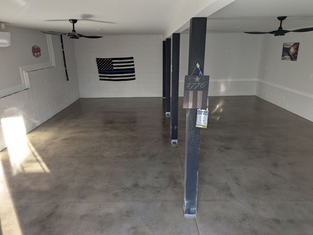 Basement concrete grind and seal with Coval Concrete Satin in Inman, SC
