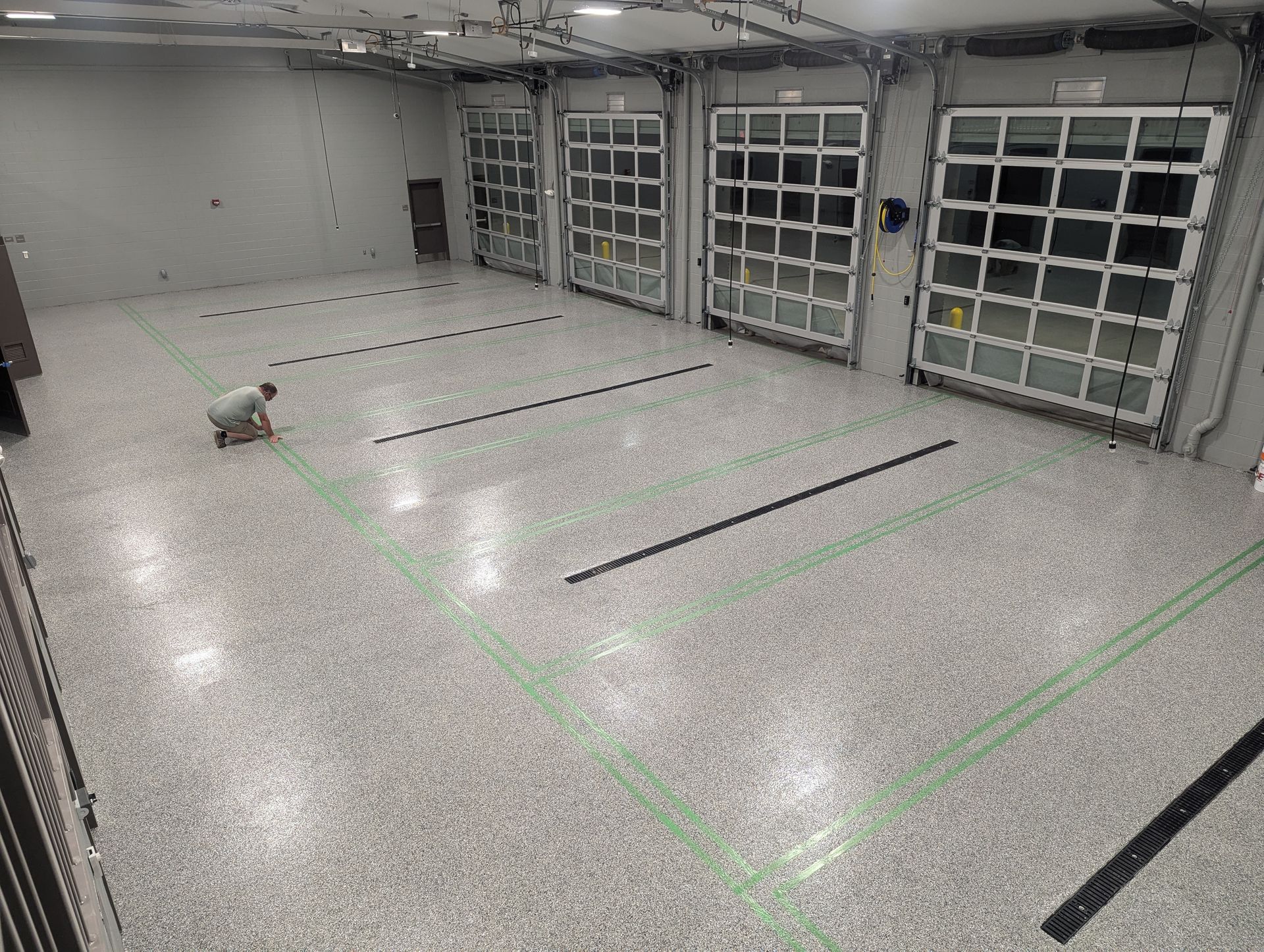 Epoxy Flake Floor in Brevard, NC