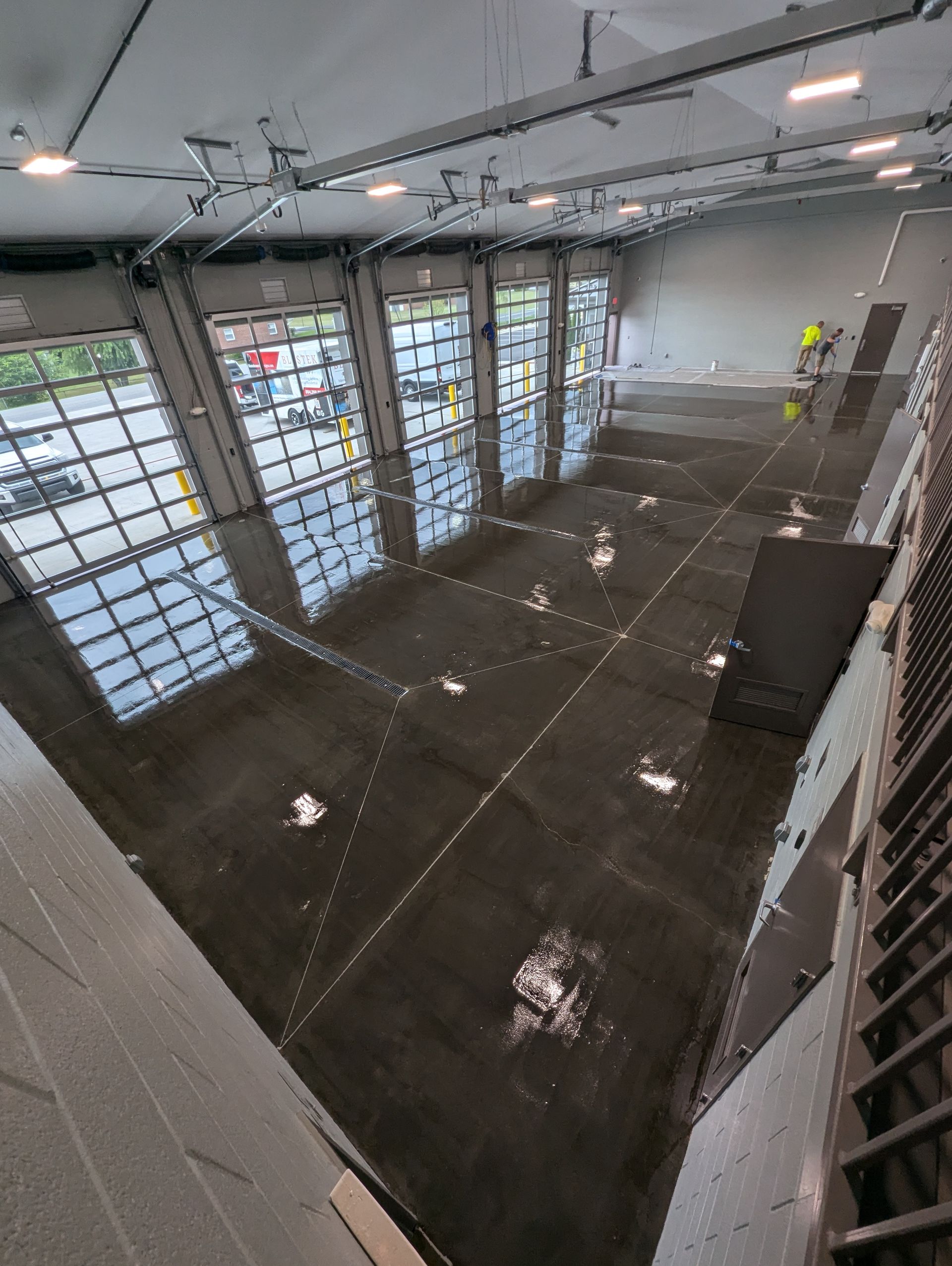 Epoxy Flake Floor in Brevard, NC