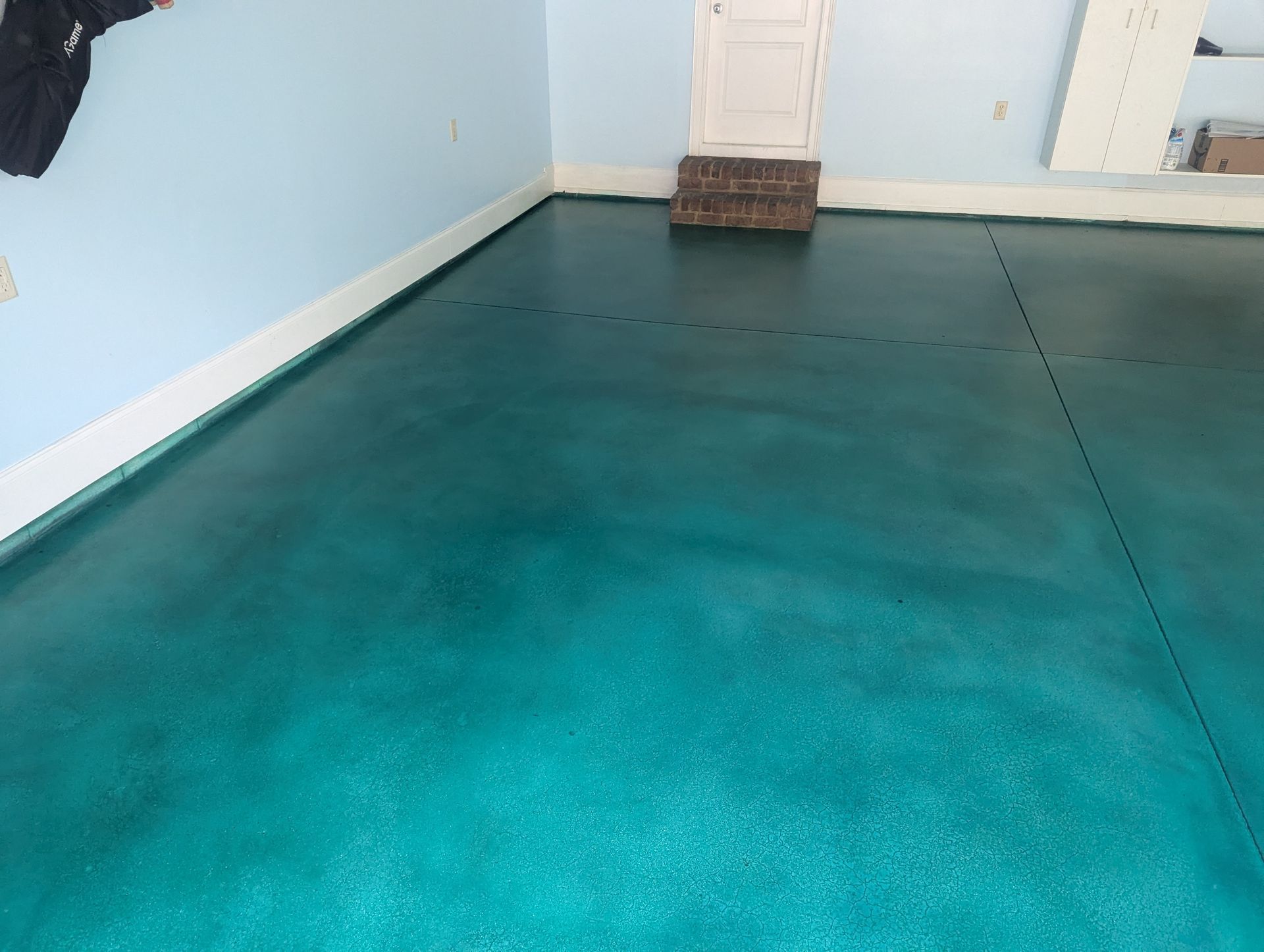 Garage Concrete Floor Staining and Sealing in Anderson, SC
