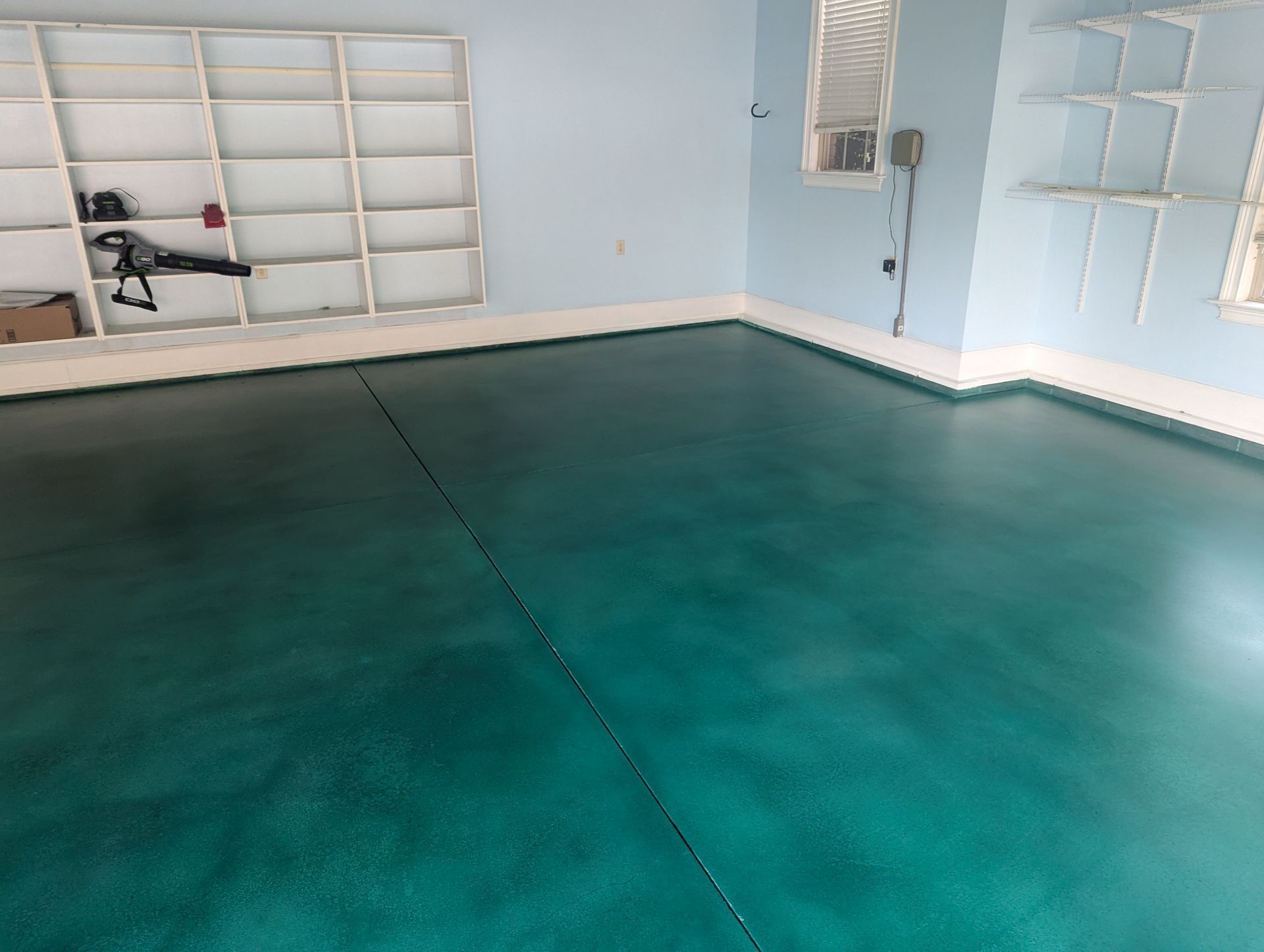 Garage Concrete Floor Staining and Sealing in Anderson, SC