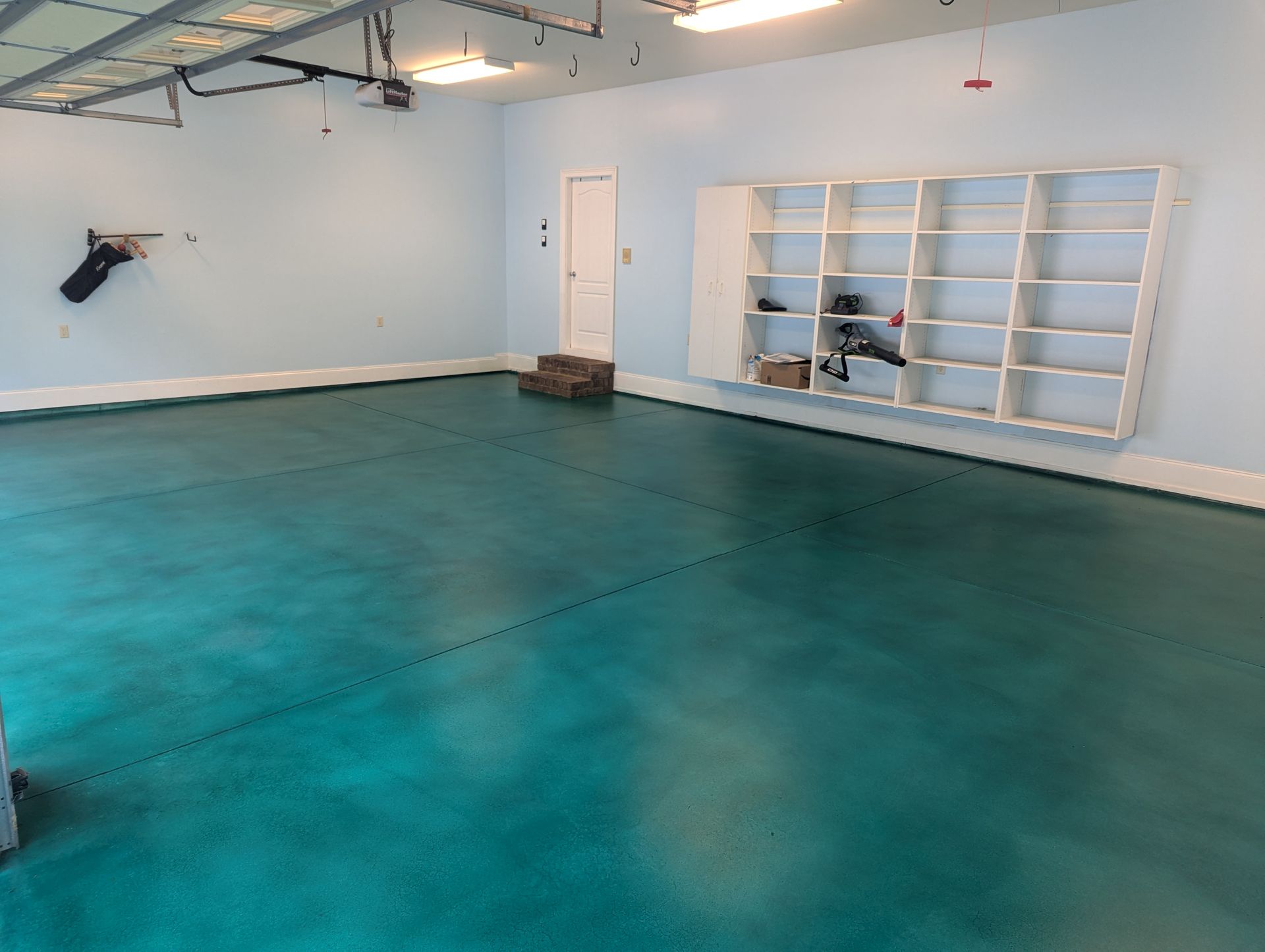 Garage Concrete Floor Staining and Sealing in Anderson, SC