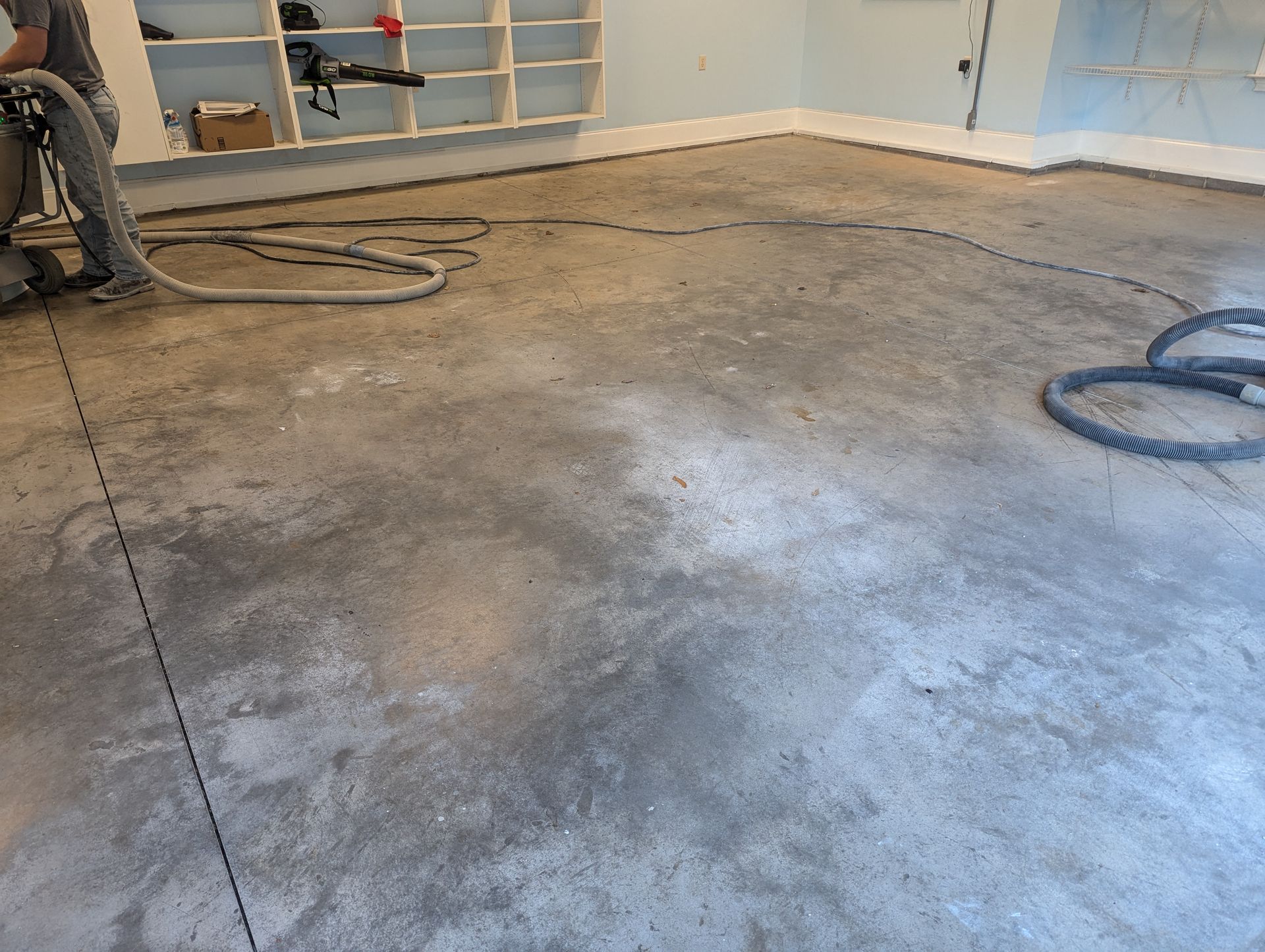 Garage Concrete Floor Staining and Sealing in Anderson, SC