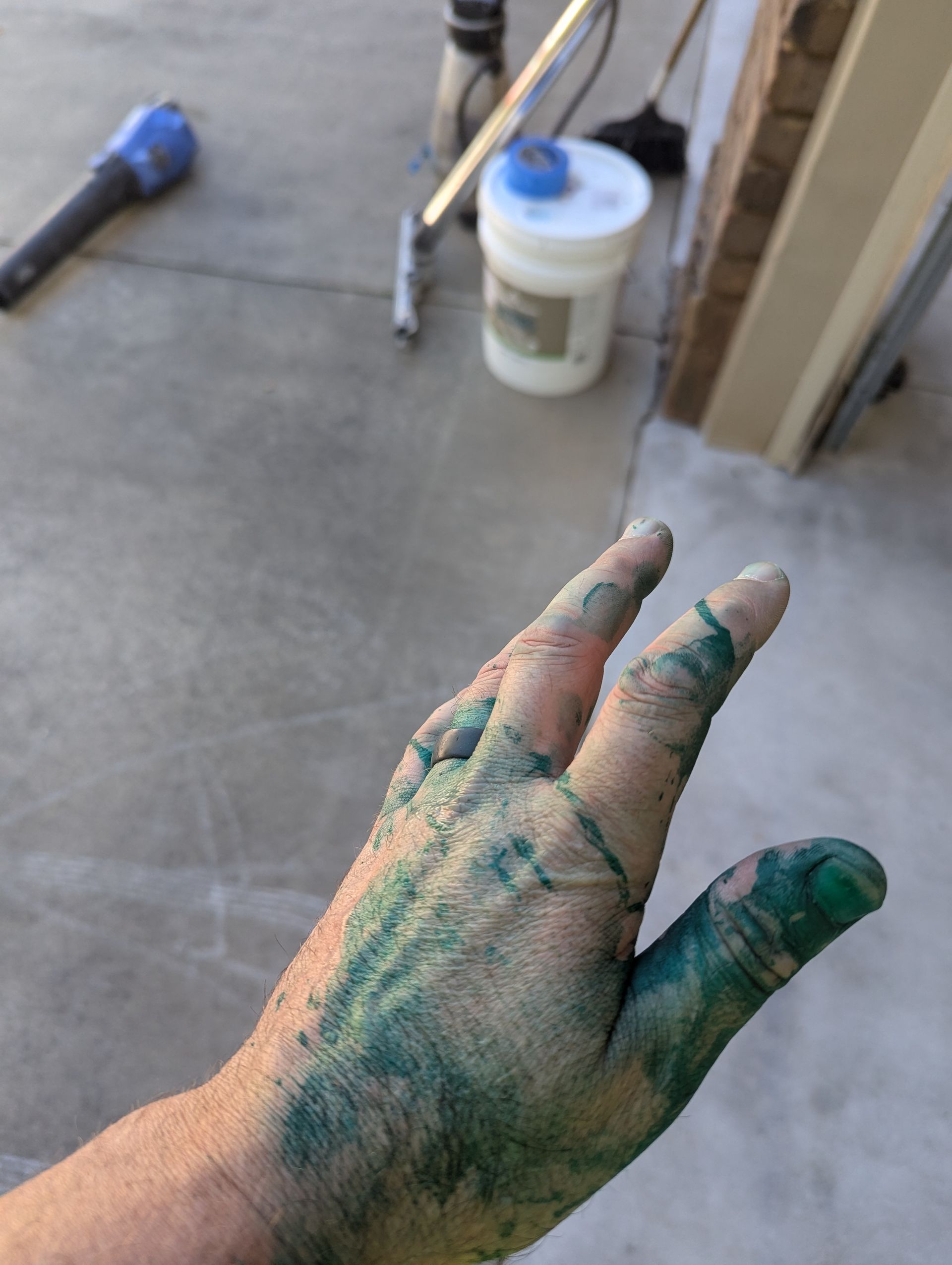 Garage Concrete Floor Staining and Sealing in Anderson, SC