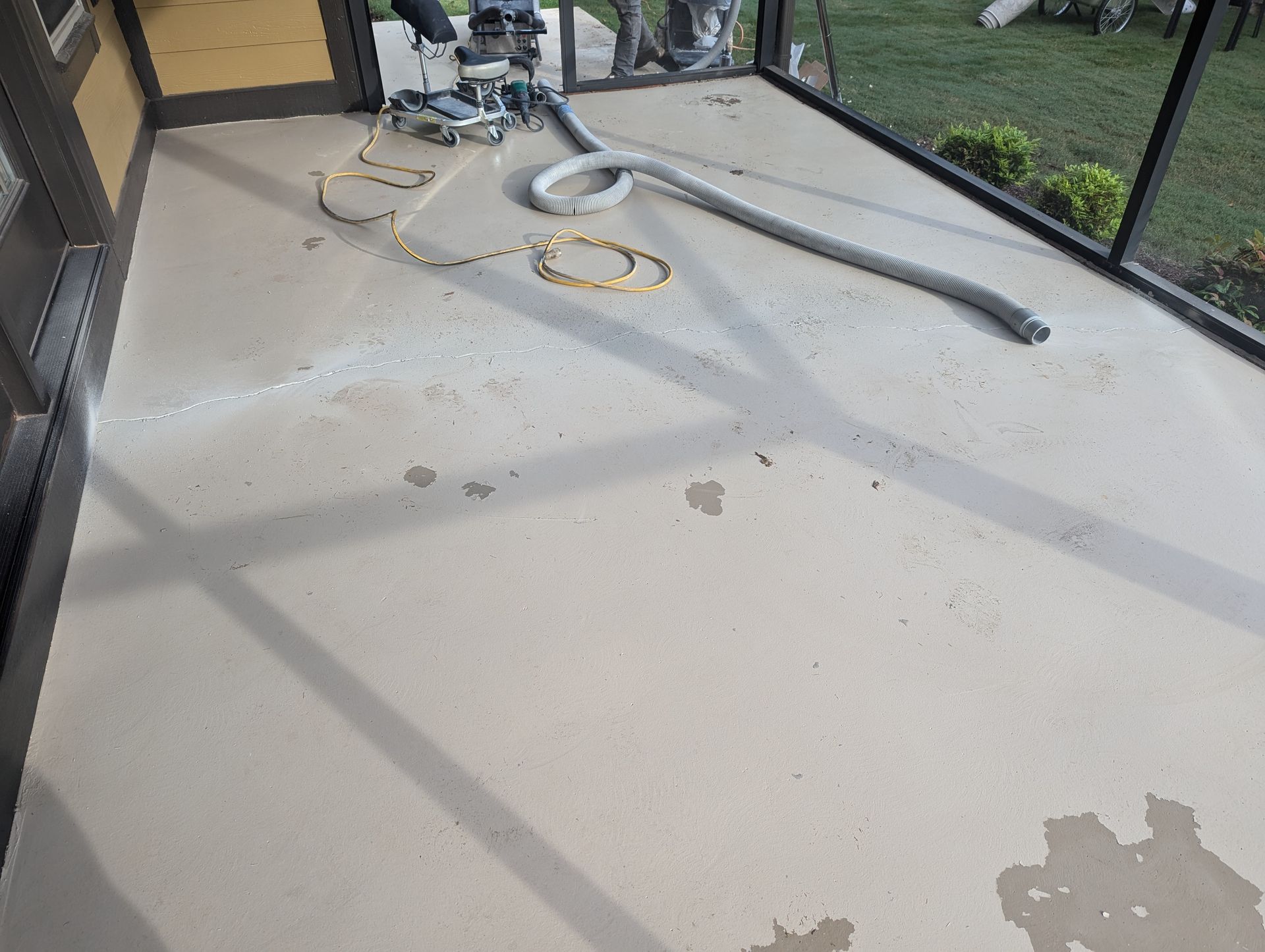 Patio Concrete Floor Refresh and Repair in Boiling Springs, SC
