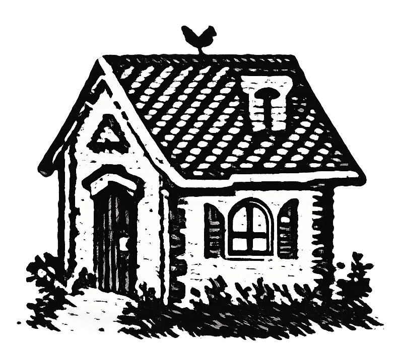 Logo for Tom Grant's Painting & Carpentry featuring a black outline of a hammer above blue and black text.