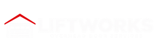 LiftWorks logo with stylized garage door icon and “OVERHEAD DOOR SERVICES” text